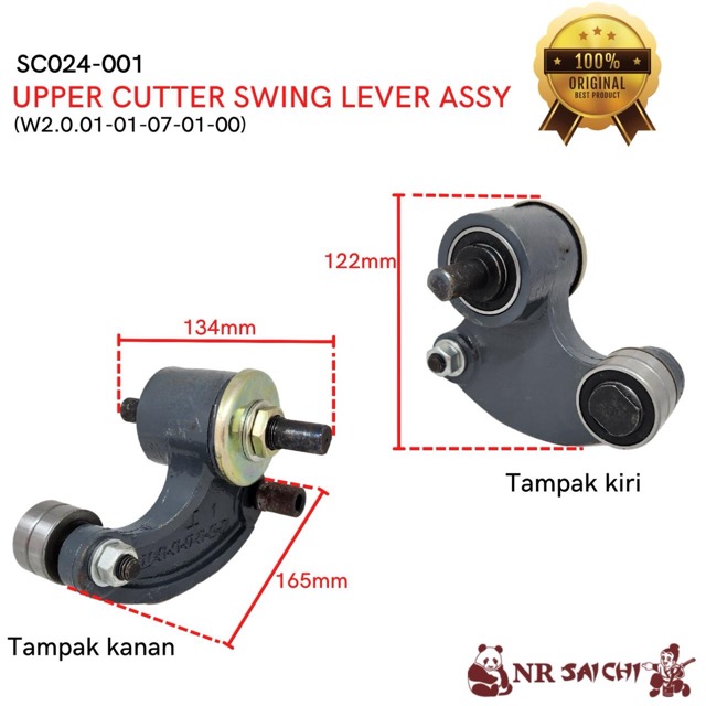 SC024-001     UPPER CUTTER SWING LEVER ASSY NR